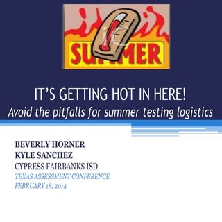 CFISD Its Getting Hot In Here - 021814