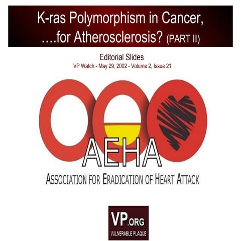 224 k ras polymorphism in cancer, for atherosclerosis