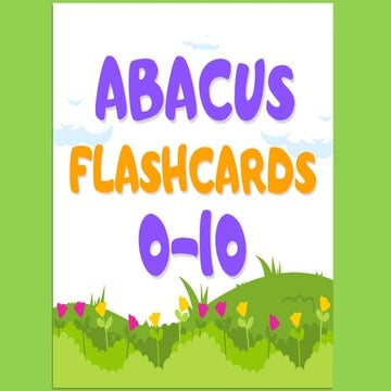 Abacus-flashcards for learning practices | PPT