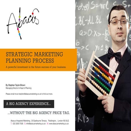 Strategic marketing planning process | PDF