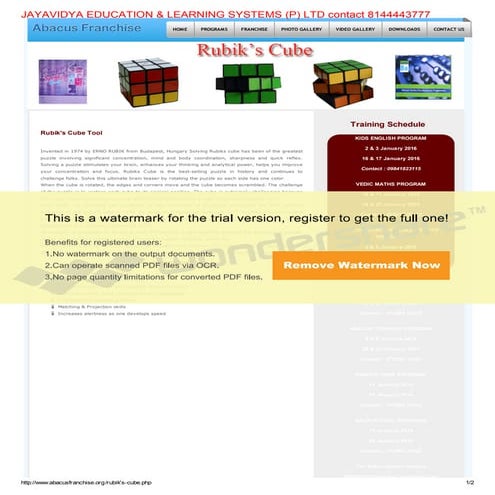 Rubik Cubes For Geeks | PDF
