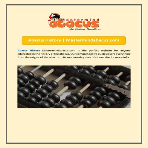Brief History Of The Abacus, A – HXRBF