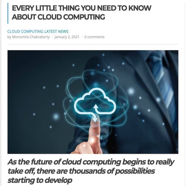 Every little thing you meed to lnow about cloud computing