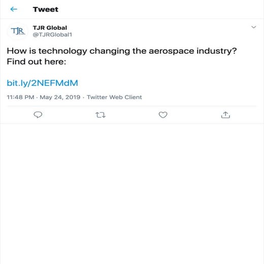 How is technology changing the aerospace industry