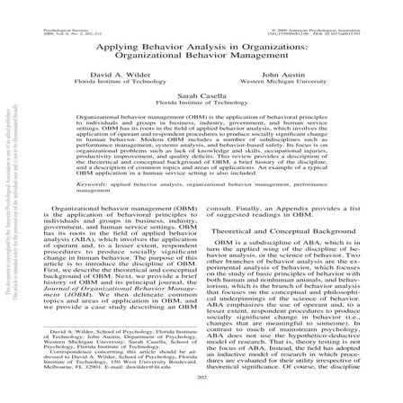 Aba in obm | PDF