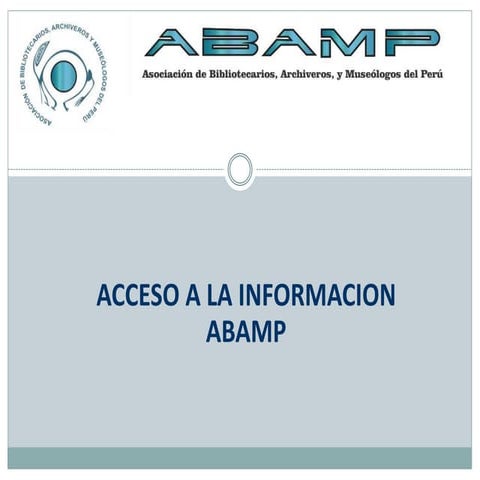 Implementación de los principios de procedencia y orden original en el ...