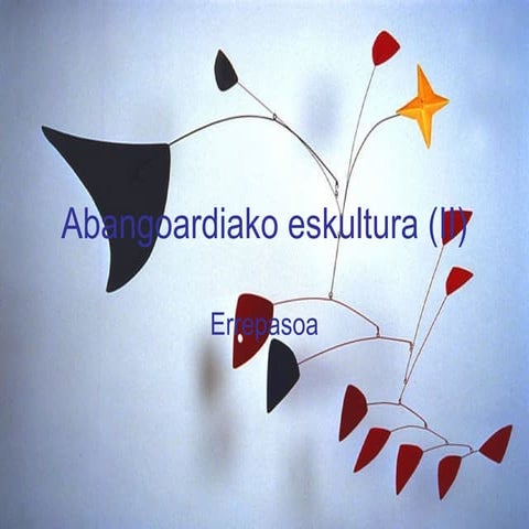Abangoardiako eskultura (ii) (berria)