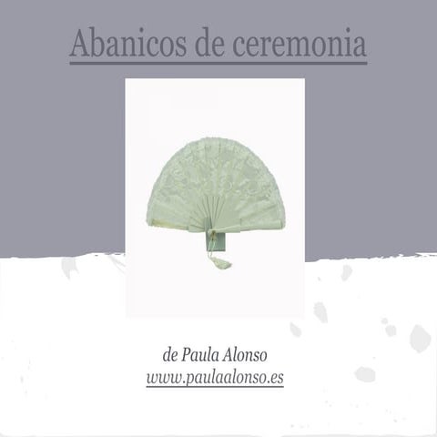 Abanicos para boda y ceremonia