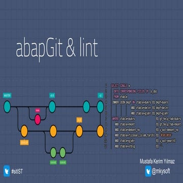 SITIST 2018 Part 2 - abapGit & lint