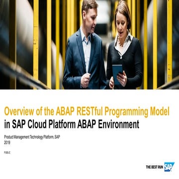 SAP REST PROGRAMMING Documantation & Notes | PPT