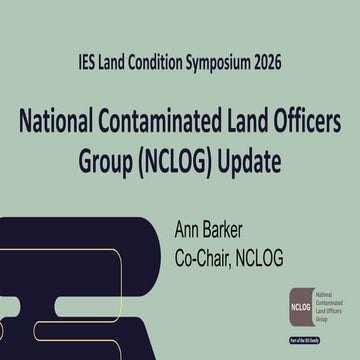 National Contaminated Land Officers Group (NCLOG) Update (A Barker).pdf