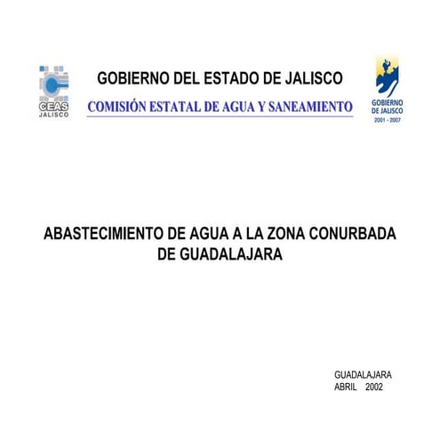 Abastecimiento de agua  jalisco mexico