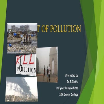 Abatement of pollution