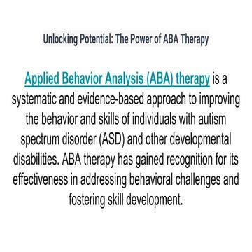 ABA Therapy