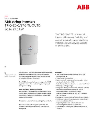 Abb trio-tl-outd