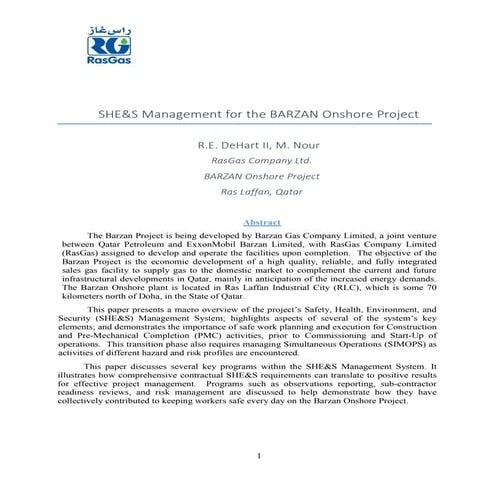 SHES MS in BARZAN FINAL-TAMU Intl Process Saf Symposium_oct 28 2014 | PDF