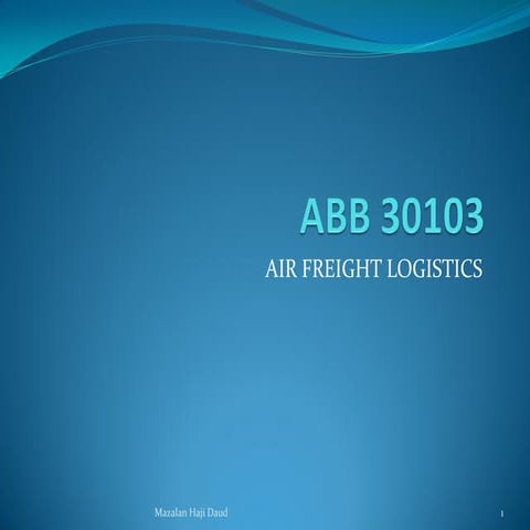 Air freight Logistics