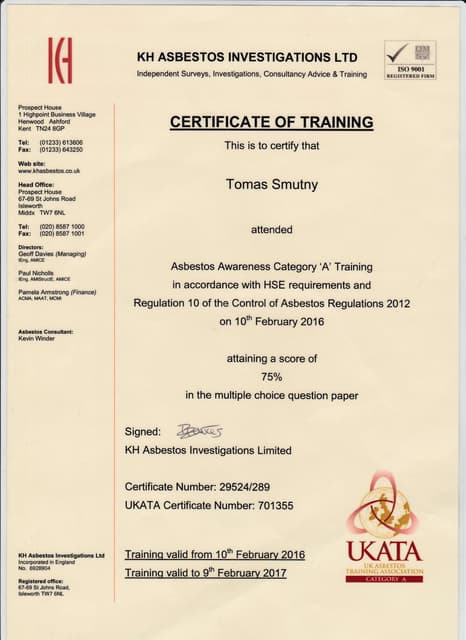 Module C Certificate | DOCX