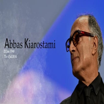 Abbas+Kiarostami.pdfYasujirō Ozuslide.shapes.title | PDF