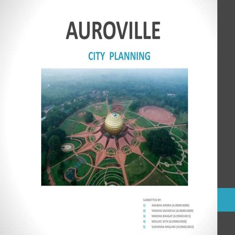 Auroville: City Planning