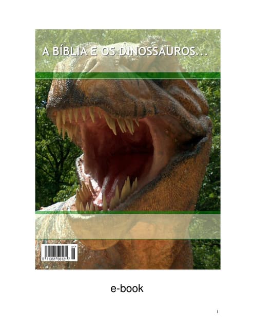 A bíblia e os dinossauros