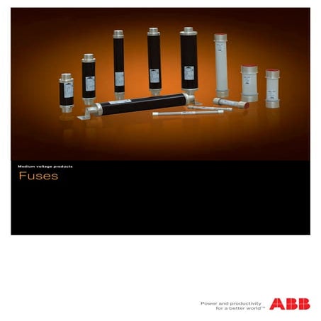 ABB CEF Current Limiting Fuses 27kV, 6-100A High Voltage Fuse Links