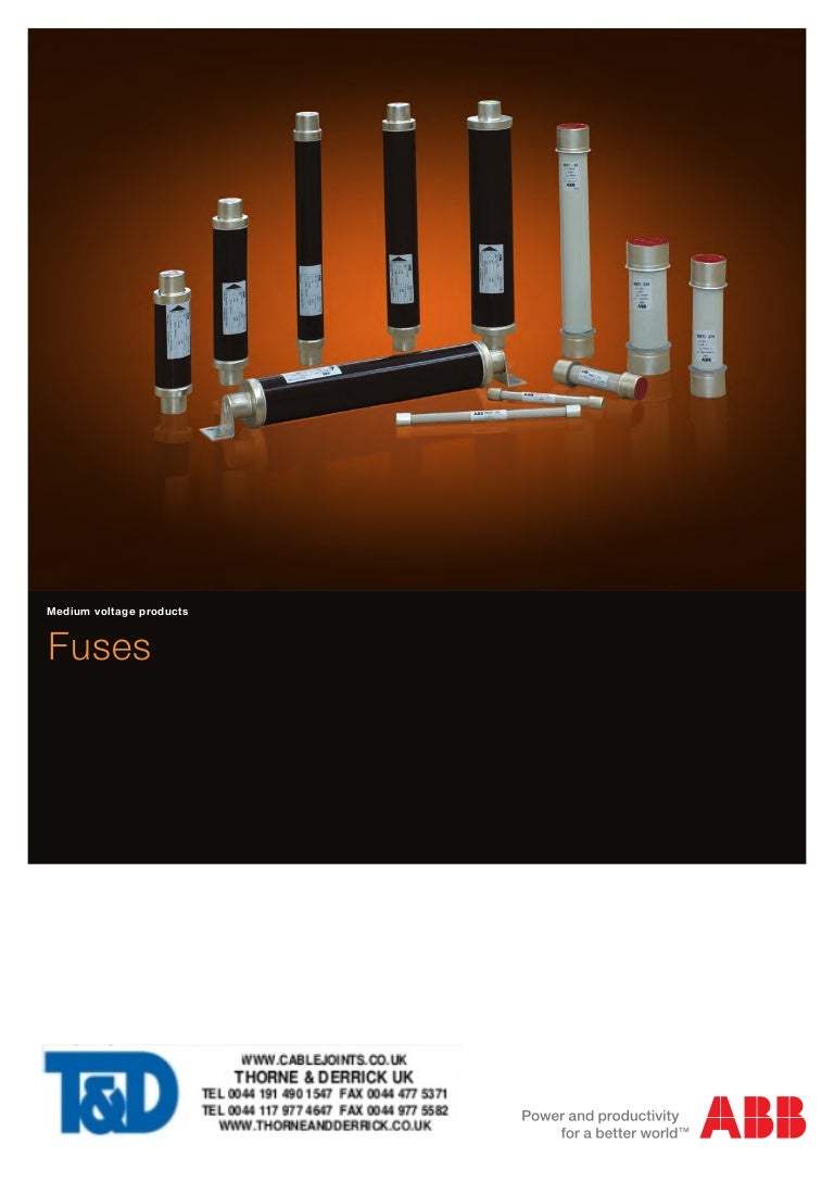 ABB High Voltage Fuses WBP Range, Voltage Transformer Fuses 7.233kV