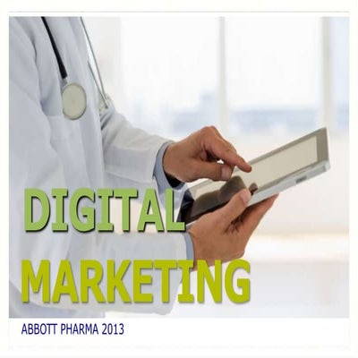 digital marketing for Pharma (abbott pharma) social media