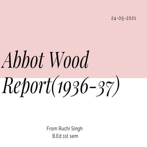 Abbot wood report(1936 37) 
