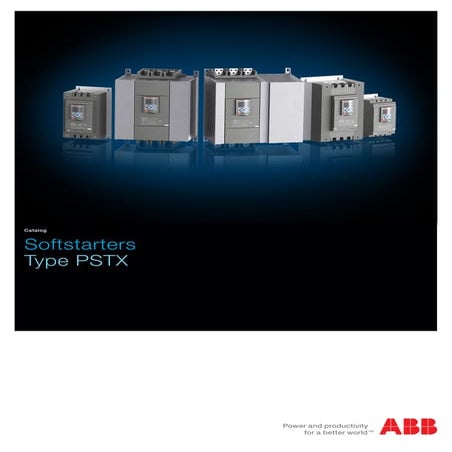 Abb softstartery pstx kat_en15