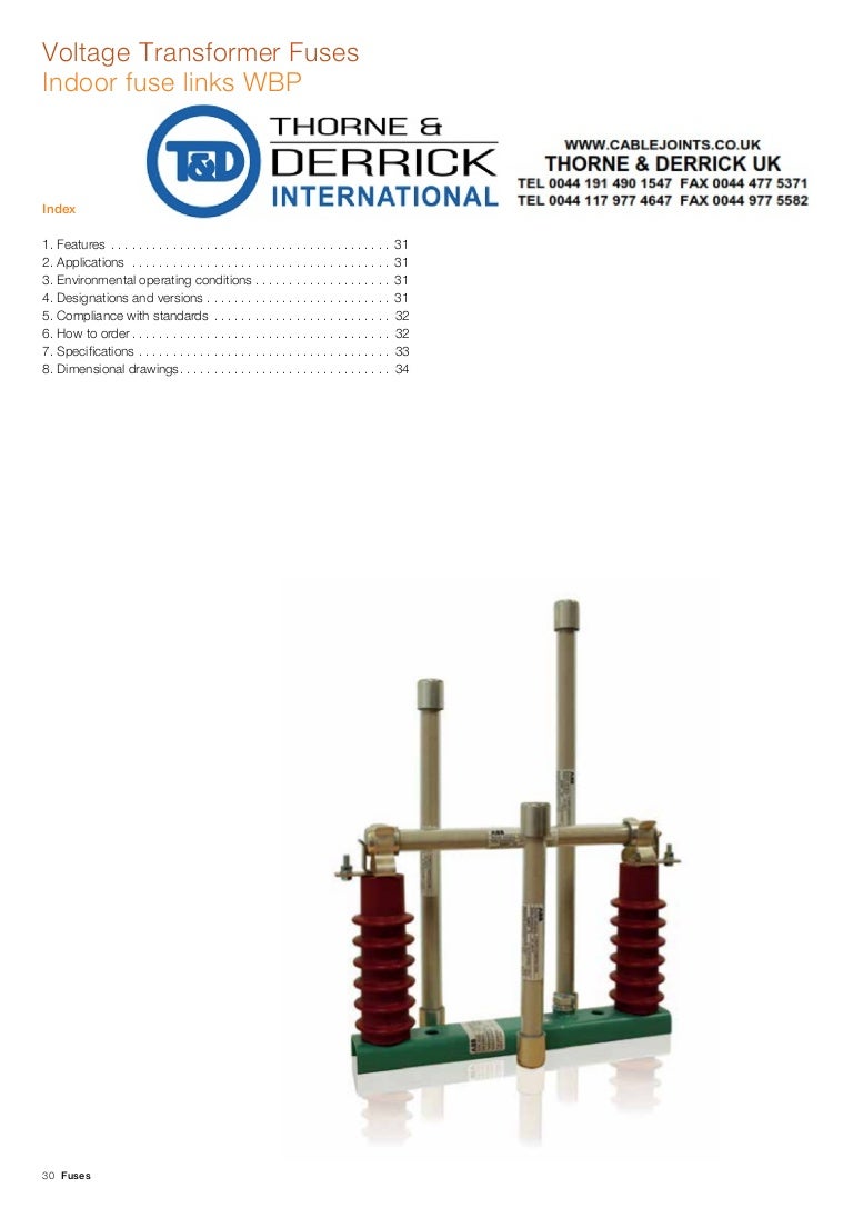 ABB WBP Indoor Fuses Voltage Transformer Fuses IEC Standard 7.2kV3…