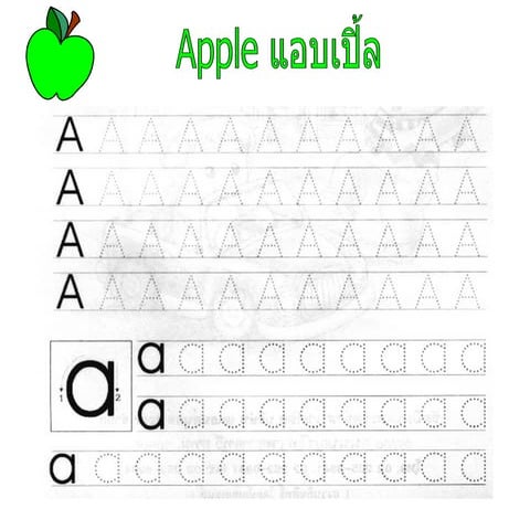 แบบฝึกเขียน Abc