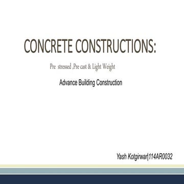 Concrete Constructions