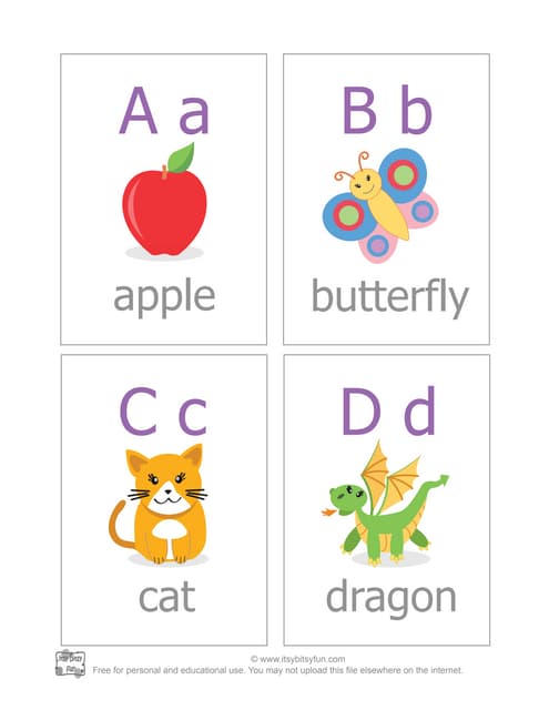 Abc alphabet-flash-cards