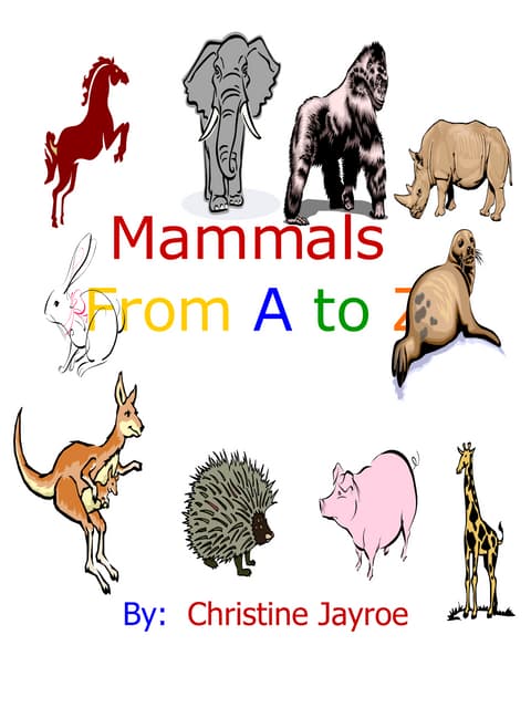 Abc Mammals