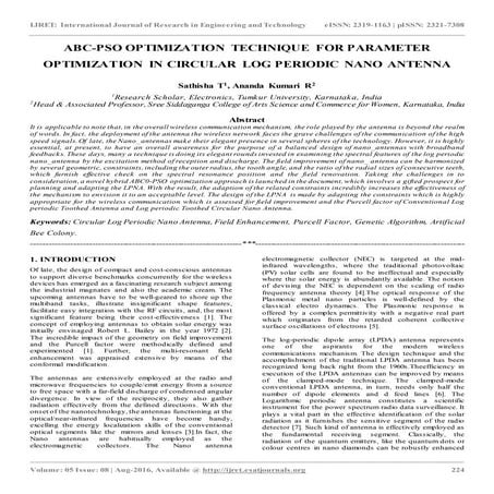 Abc pso optimization technique for parameter optimization in circular log per...