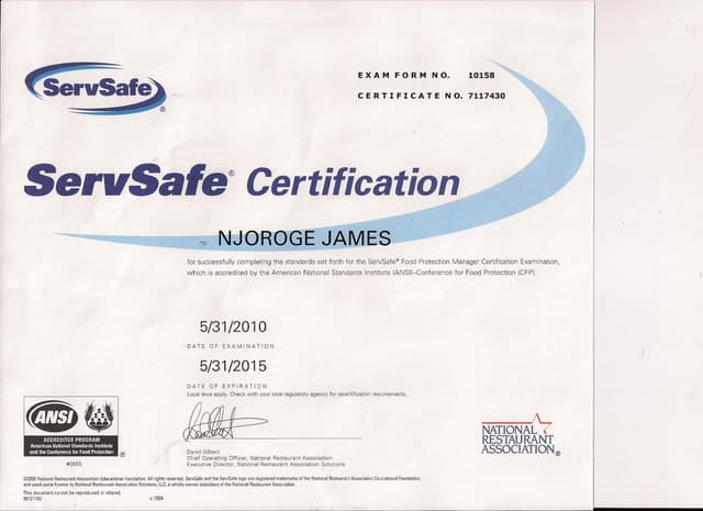 servsafe manager certification price