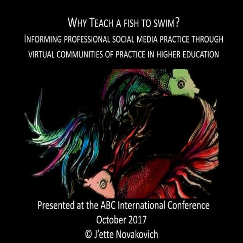 Abc 2017 Informing professional social media practice through virtual communi...