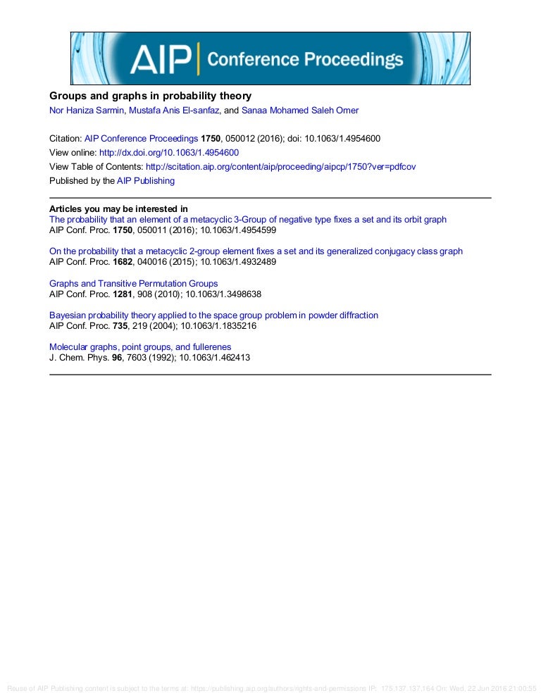 AIP conference proceedings