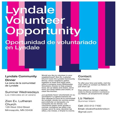 Zion Volunteer Poster