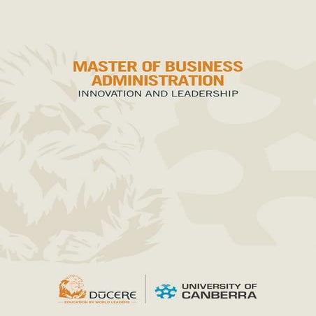Ducere MBA Brochure