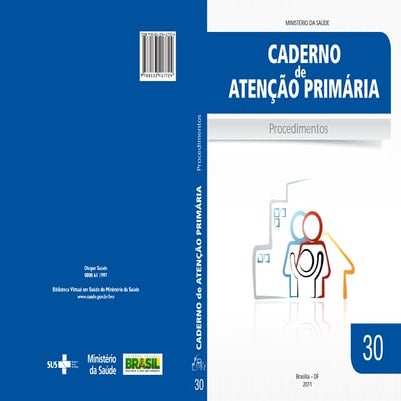 Caderno de Atenção Primária. Ministério da saúde