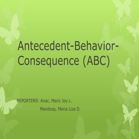 Abc analysis (anac & mendoza)