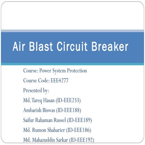 ABCB(air blast circuit breaker)