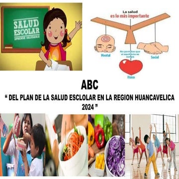 ABC DE SALUD ESCOLAR actividades educativas a docentes | PPTX