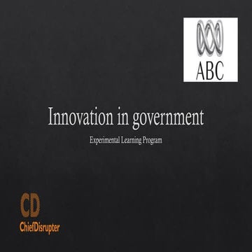 ABC ELP Program - Innovation in government