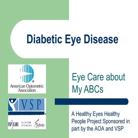 Diabetic eye disease
