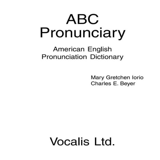 Abc pronunciary (Consonant digraph) | PDF