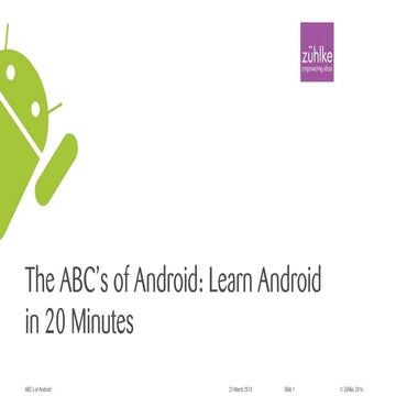 ABC'S of Android