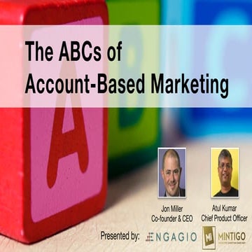 [Webinar] The ABCs of ABM (Account-Based Marketing)